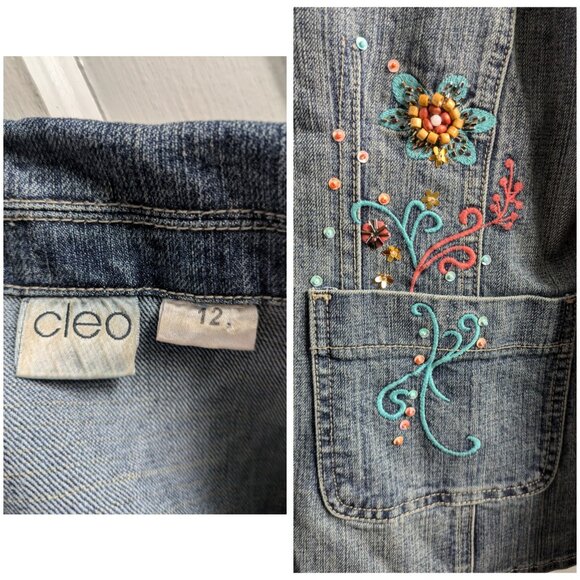 Cleo woman's jean jacket - Picture 3 of 7